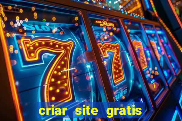 criar site gratis de jogos